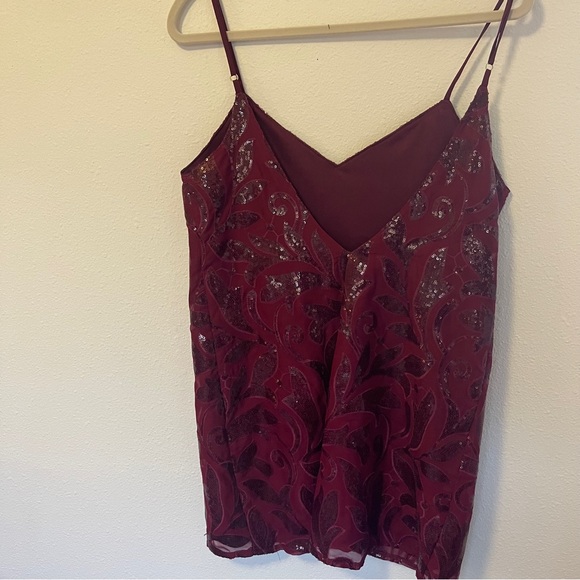 Never Worn Show Me Your Mumu Maroon Sequined Shift Dress - Picture 3 of 6